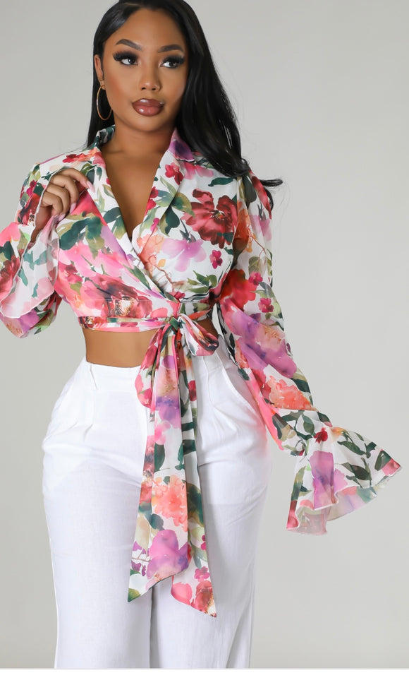 Blossom baby top